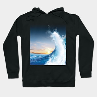 sea waves Hoodie